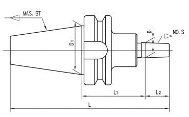 BT Drill Chuck Arbor