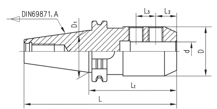 DIN69871 End Mill Holder