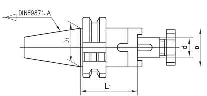 DIN69871 Combi Shell Mill Arbor