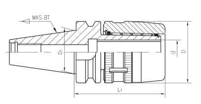 BT Milling Chuck Arbors