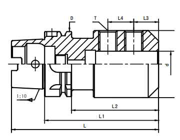 HSK End Mill Holder Form A