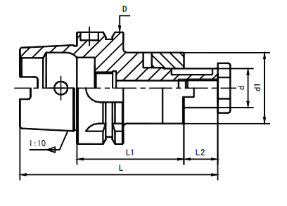 HSK Combi Shell Mill Arbors Form A