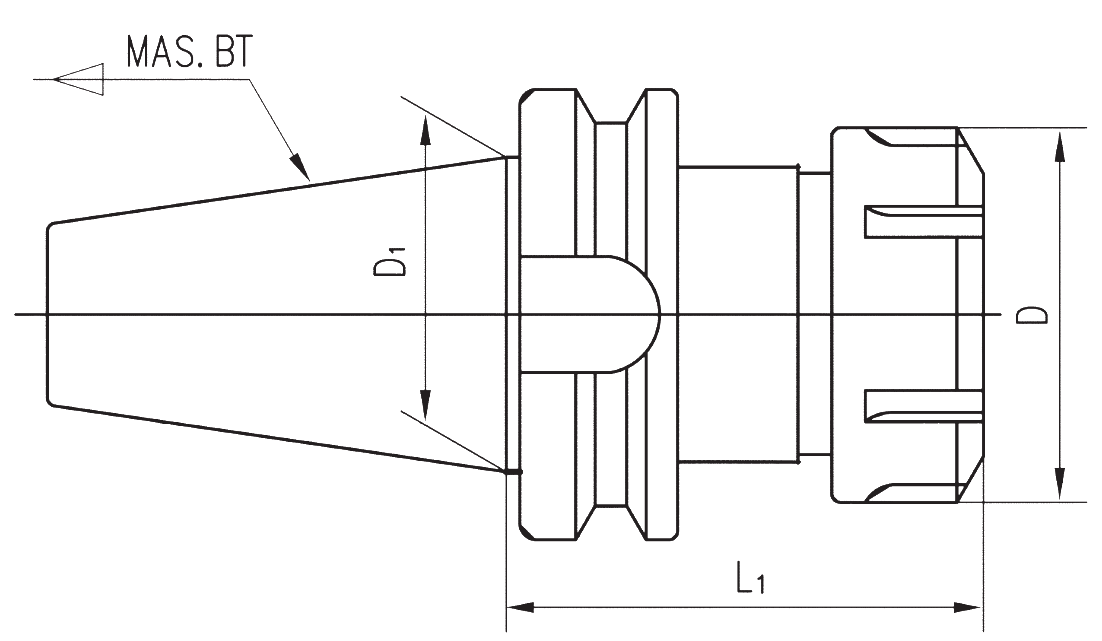 BT ER Collet Chuck