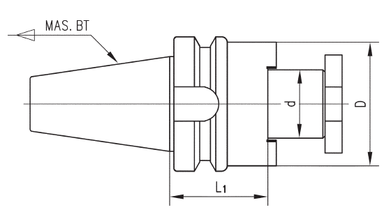 BT Face Mill Arbor