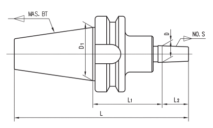 BT Drill Chuck Arbor