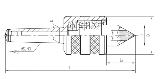 Carbide Medium-Duty Live Center