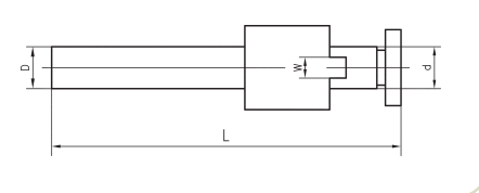thumbnail image 2 of Straight Shank Face Mill Arbor - 3/4 Pilot & Shank For Milling Machines 2 of 13
