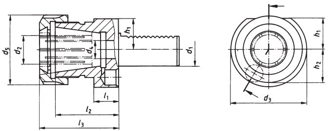 VDI DIN69880 E4 Type Collet Chuck