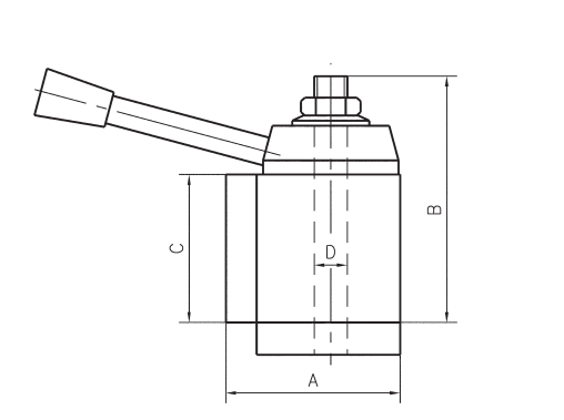 Piston Type Locking Tool Post