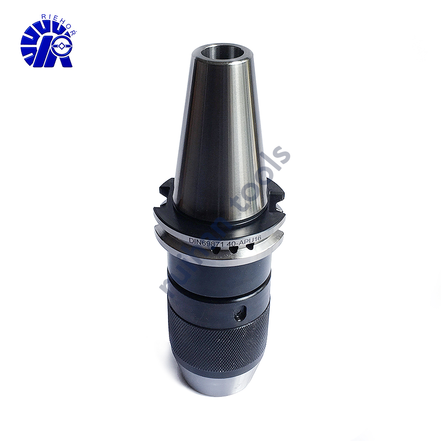 DIN69871 APU integrated keyless drill Chuck